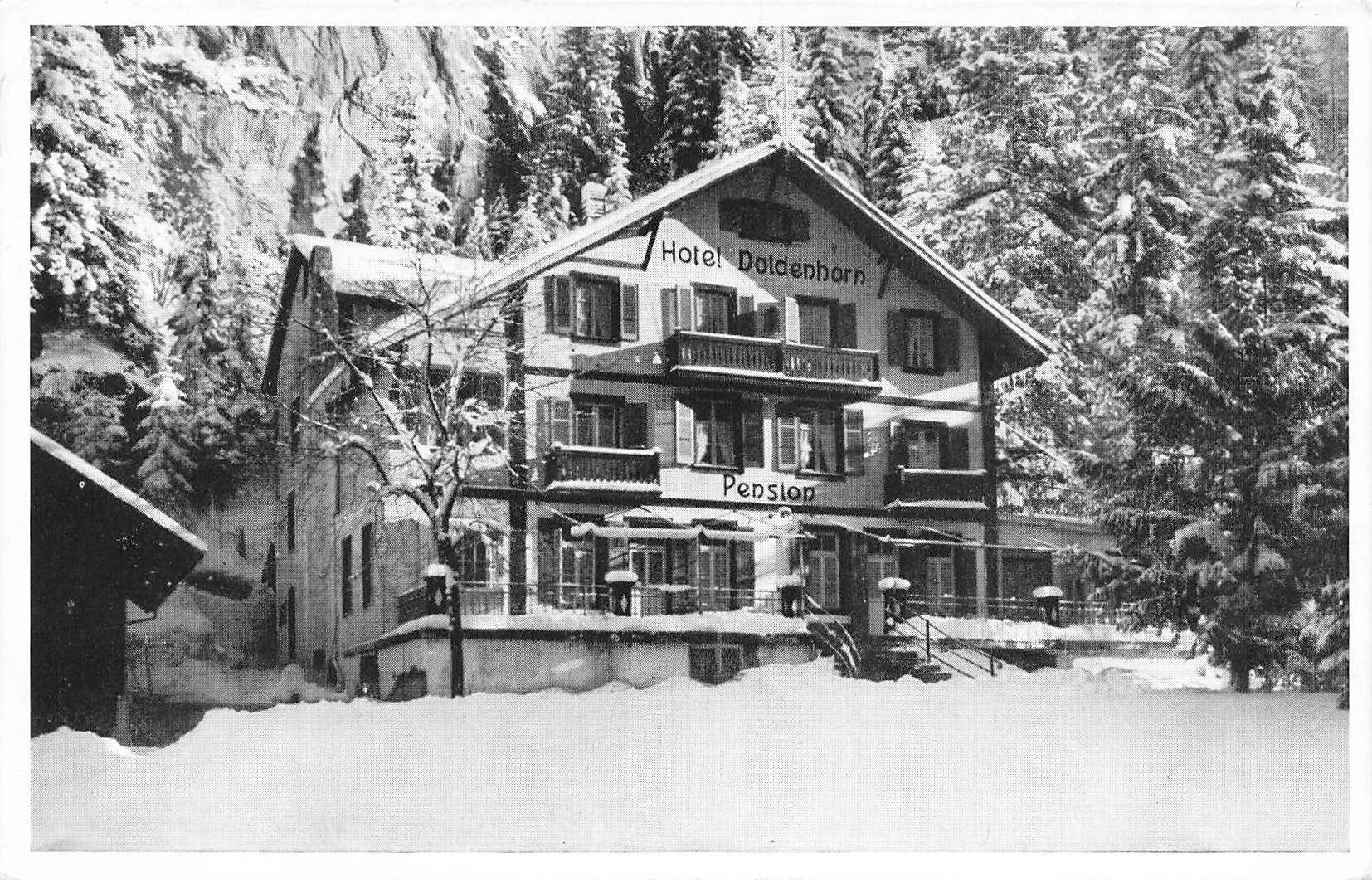 Cartoline postali: Hotel Doldenhorn Kandersteg – Usato da Biasca venduto da Blenio71