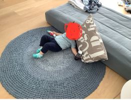 Original Sebra-Babyteppich, 120 cm