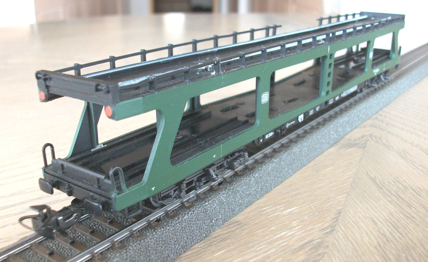 Märklin Modellini di ferrovie: Reisezug-Autotransportwagen; OVP – Usato da St. Moritz venduto da Manu7500 3