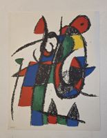 Joan Miró Original Lithografie Dim.: 32x25cm