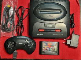 Sega Mega Drive II +3in 1 game- Retro Gaming Fun!