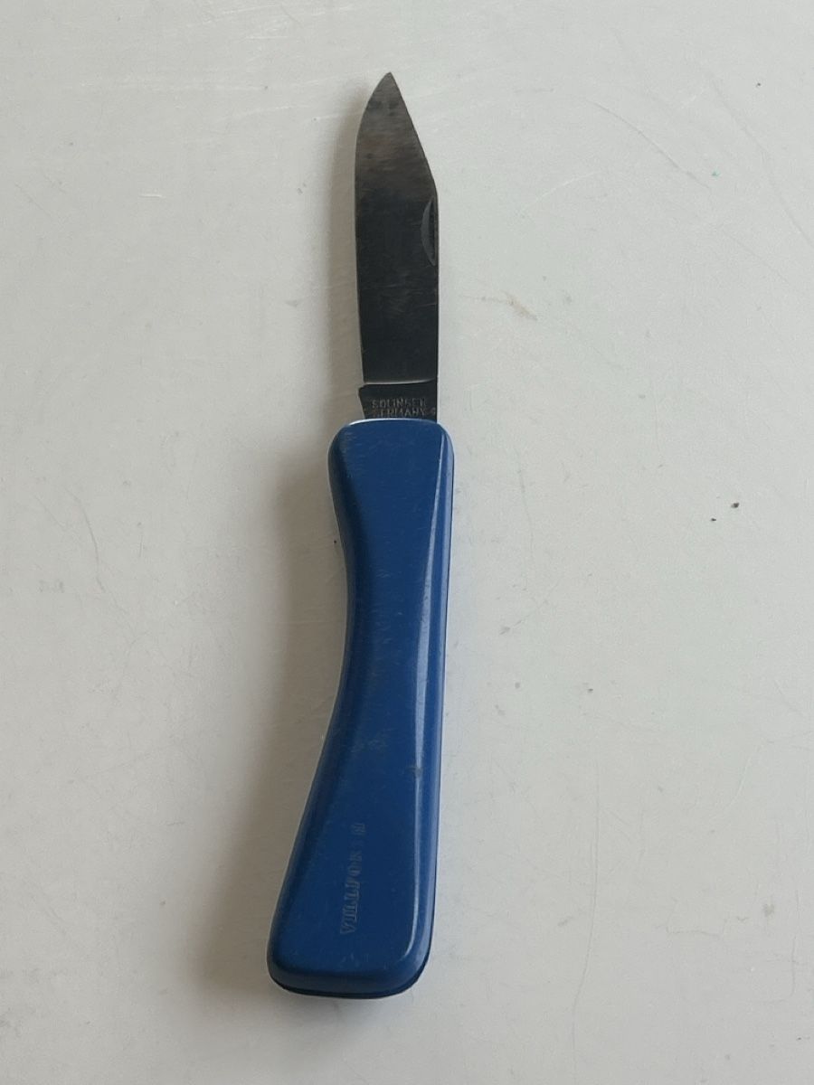 Solingen Coltelli tascabile: Klappmesser Solingen Germany Villforth blau (S24) – Usato da Neuenhof venduto da bro_9zsg