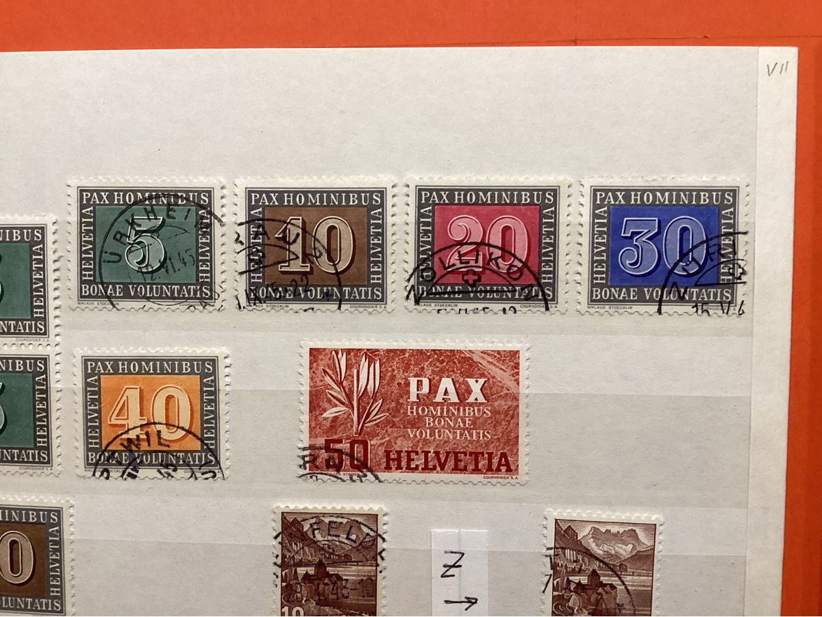 Alle Briefmarken: 🇨🇭Briefmarken ab PAX gestempelt – Gebraucht aus Thun von soernst 3