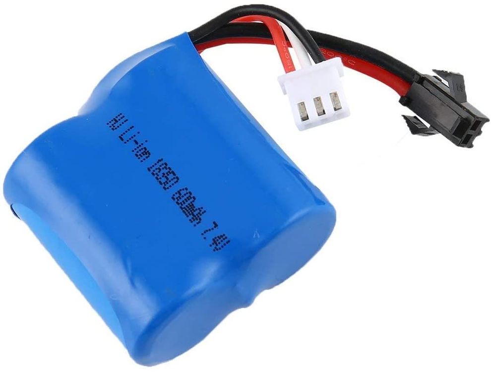 2 Batterie Al Litio 7.4V 600mAh Per Aereo RC XK A280 – Ricambio Originale Con Attacco JST