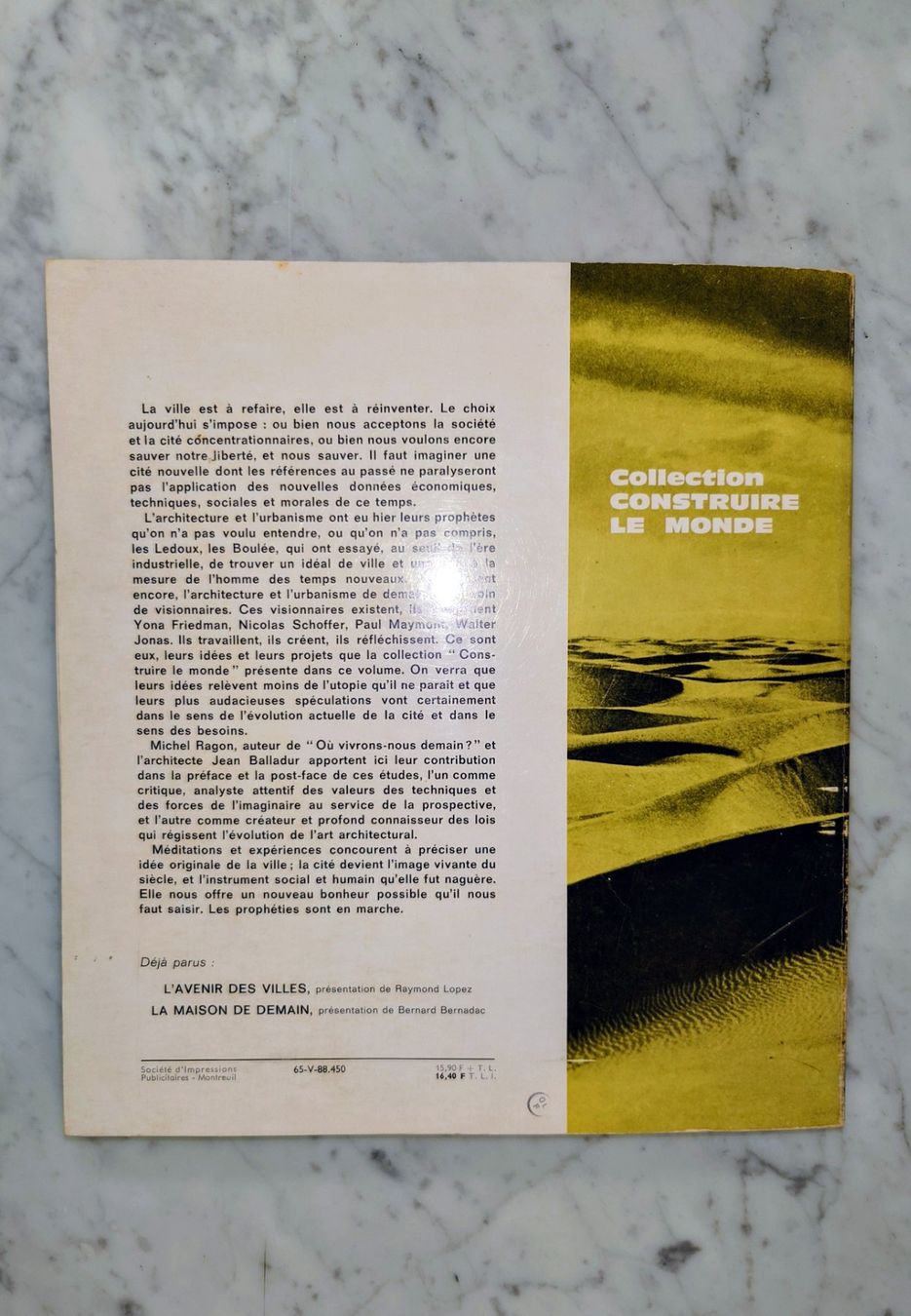 Libri: Les visionnaires de l'architecture - Seltene EA 1965. – Usato da Zürich venduto da Rst7 1