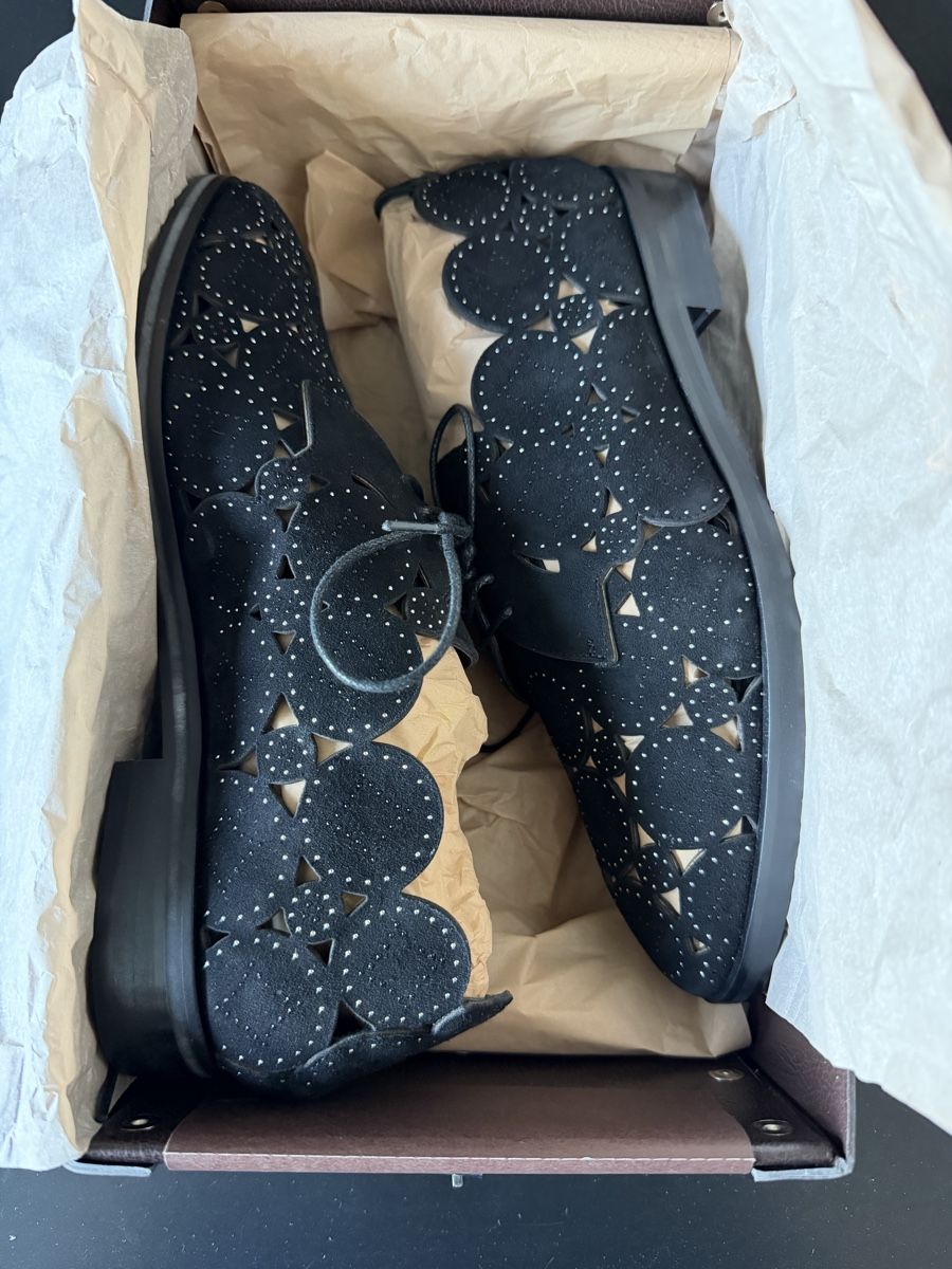 Alaia Chaussures hommes: Alaia Derby Chamois Noir – Neuf avec emballage d'origine à Giffers par Hayoz88 2