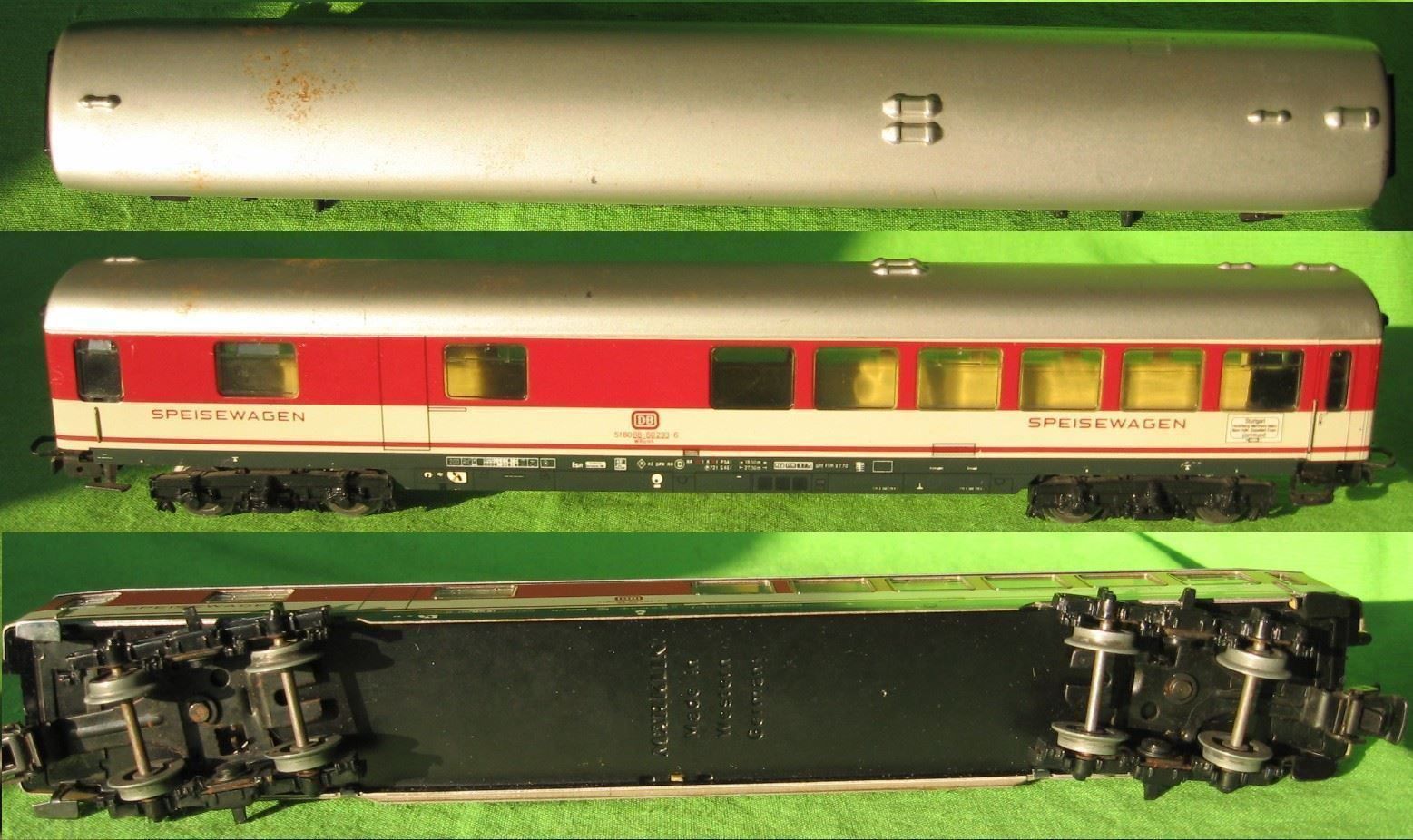 Märklin Modelleisenbahnen: DB Speisewagen Märklin Primex 4014 Blech Version 1976-85 – Gebraucht aus Winterthur von Ricardo211 2