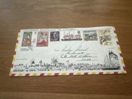 Brief mit Briefmarken Spanien Mallorca Motiv guter Zustand