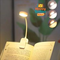 LED Leselampe Clip – 3 Farbmodi Dimmbar & Augenschonend- Neu