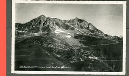AK sw Eggishorn VS und Hotel Jungfrau ≈ 1950 
