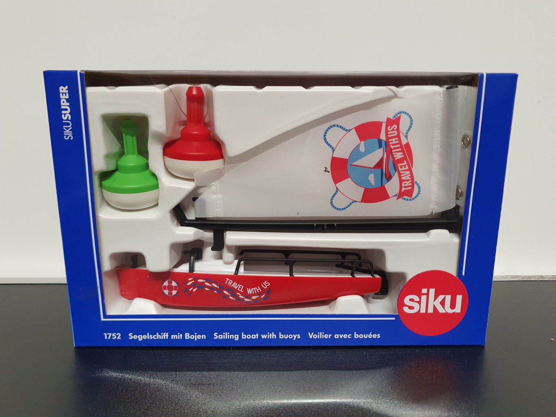 Siku Spielzeuge: Neu - Siku - Segelschiff mit Bojen – Neu und originalverpackt aus Dagmersellen von Jarsetz_Restposten