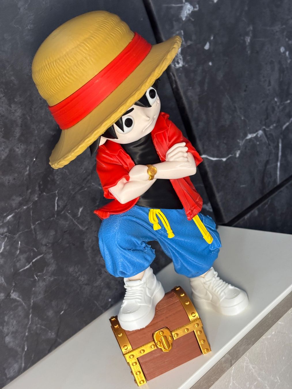 Statuette: Figure Statua Monkey D. Luffy One Piece 31cm Urban – Usato da Chiasso venduto da cra_q5rf 3