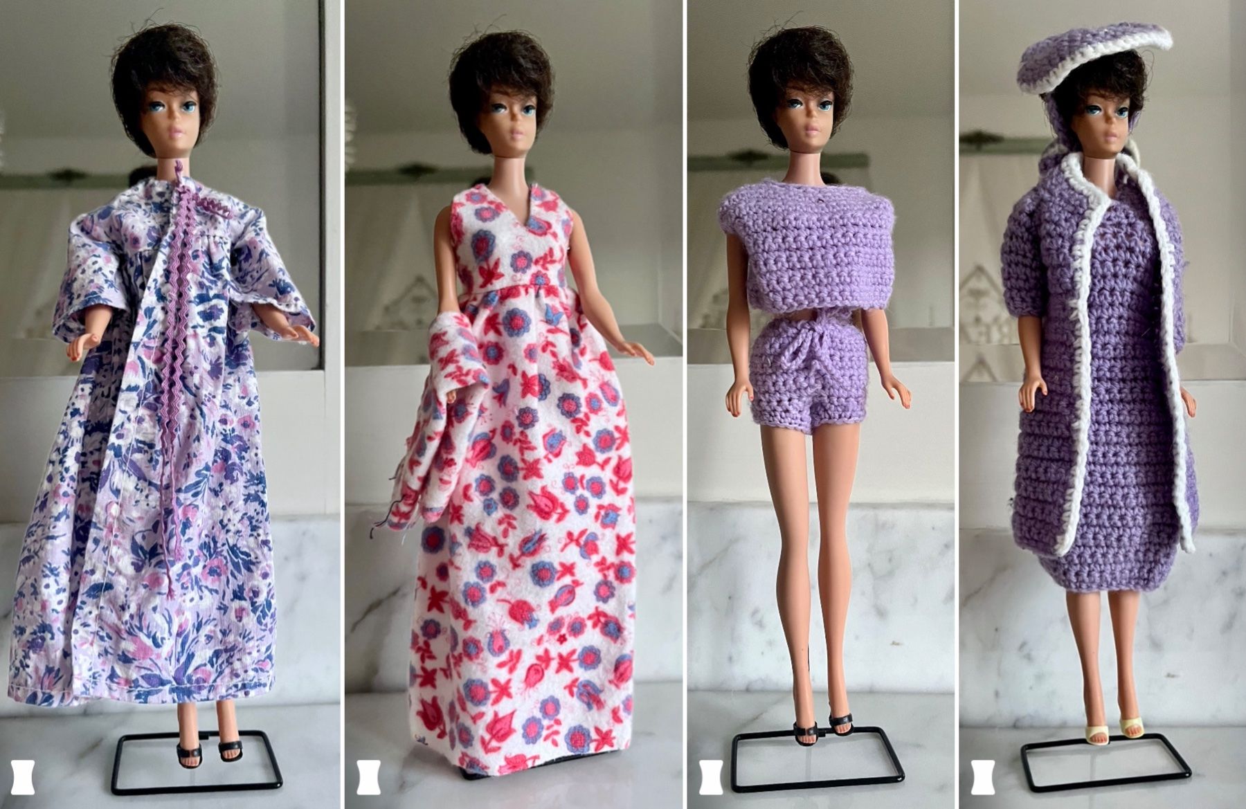 Puppen: Barbie Bubblecut + custodia + abiti vintage – Gebraucht aus Breganzona von mas_tv72 2