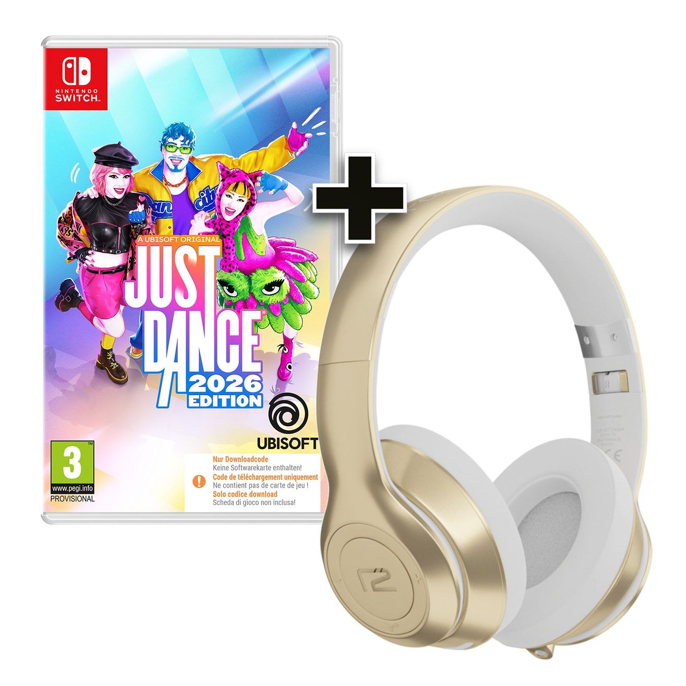 Nintendo Giochi: Nintendo Switch Just Dance 2026 Bundle Rival, gold – Nuovo e nell'imballaggio originale da Triesen venduto da up2gamesch