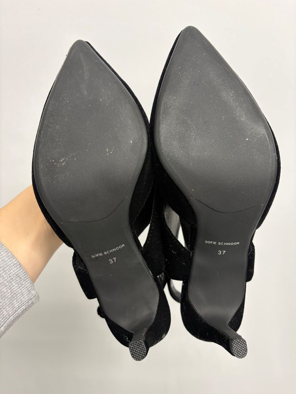 Scarpe da donna: Sofie Schnoor Samt Slingpumps 37 schwarz Pumps Spitz – Nuovo (secondo la descrizione) da Regensdorf venduto da secondchancefashion 5