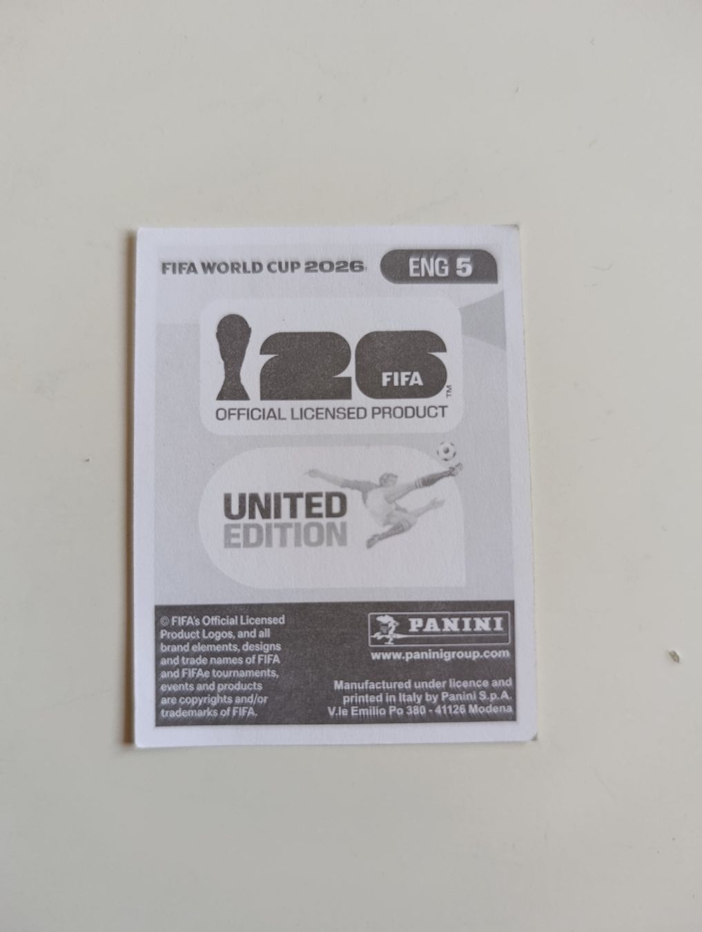 Panini Cartes à collectionner: Panini World Cup 2026 ENG 5 Konsa – Neuf (Voir description) à Lavey-Village par pas_7xd2 1