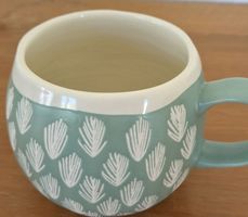 Tasse mintgrün Planzendesign Joyye