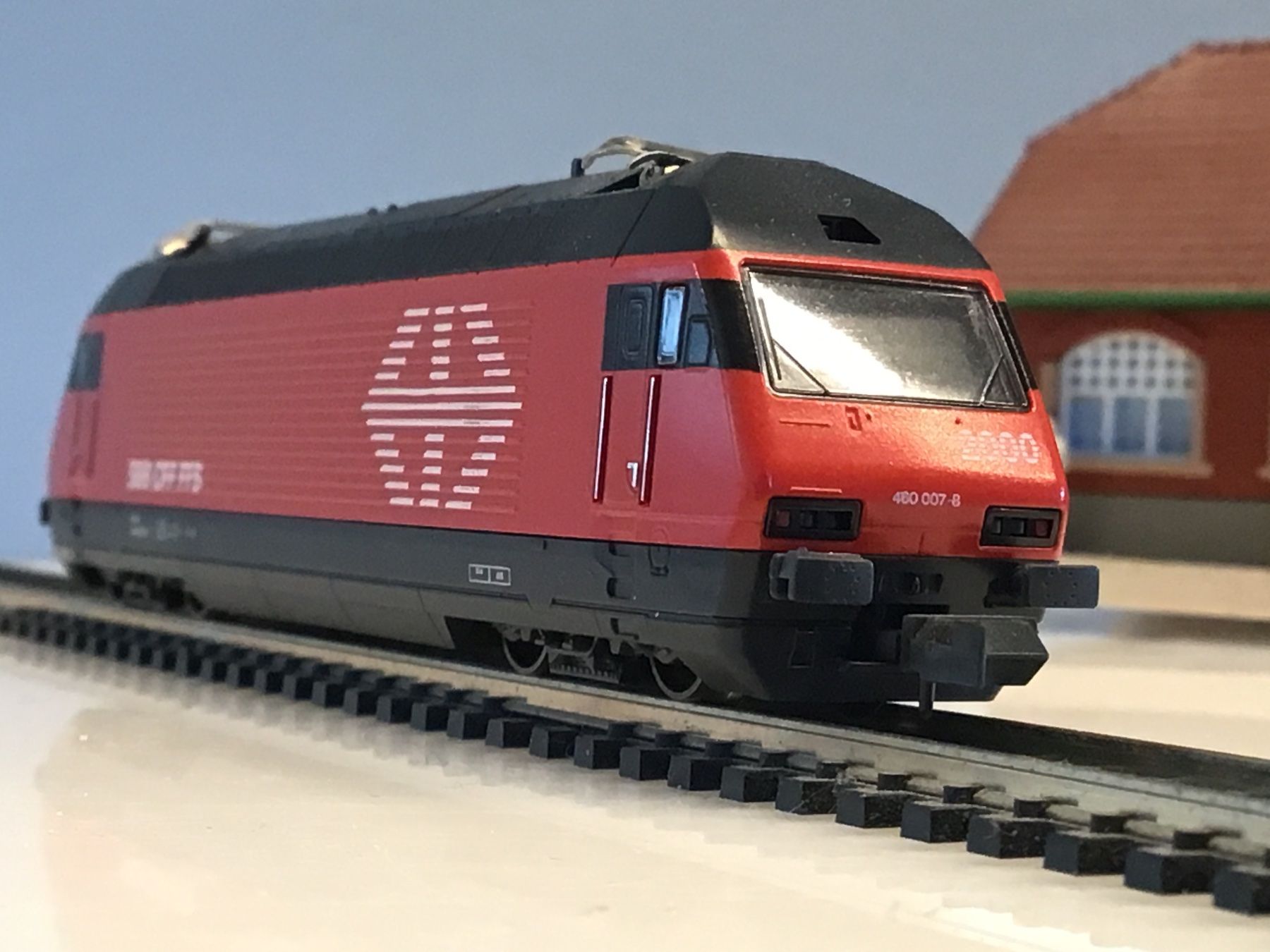 Kato Re460 Mit Zug ins Wallis Locomotive électrique Suisse Train N analogique - Fonctionne parfaitement - Modélisme