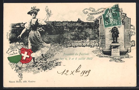 Cartes postales: Vaudoise, Centenaire de l'Indépendance, – D'occasion à Berlin par bartko-reher
