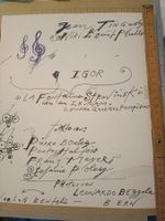 Jean Tinguely - original Zeichnung / Entwurf