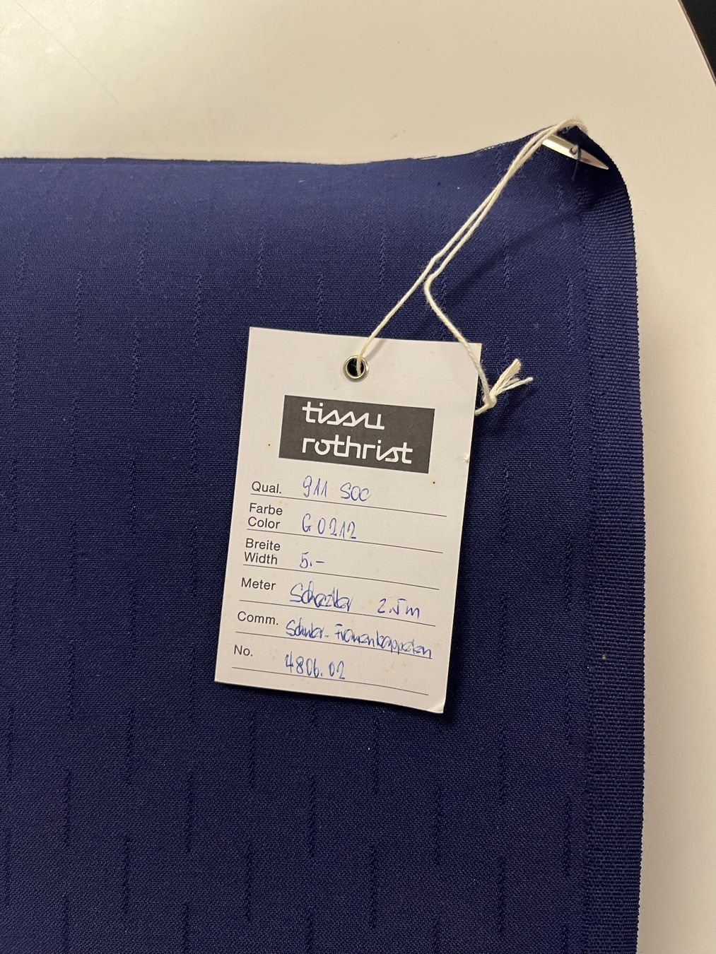 Tessuti: Stoff blau, Tissu, 45% Wolle, 55% Polyester, Meterware – Nuovo (secondo la descrizione) da Netstal venduto da spaltflo01 1