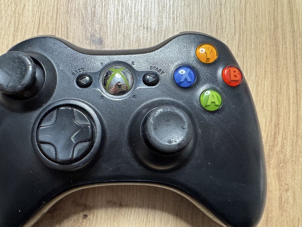 Microsoft Controller: Original Microsoft Xbox 360 Wireless Controller schwarz – Difettoso da Biberist venduto da etesummer 3