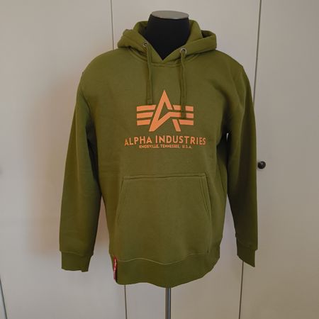 Alpha Industries Hoodie Grün Oliv, Grösse M