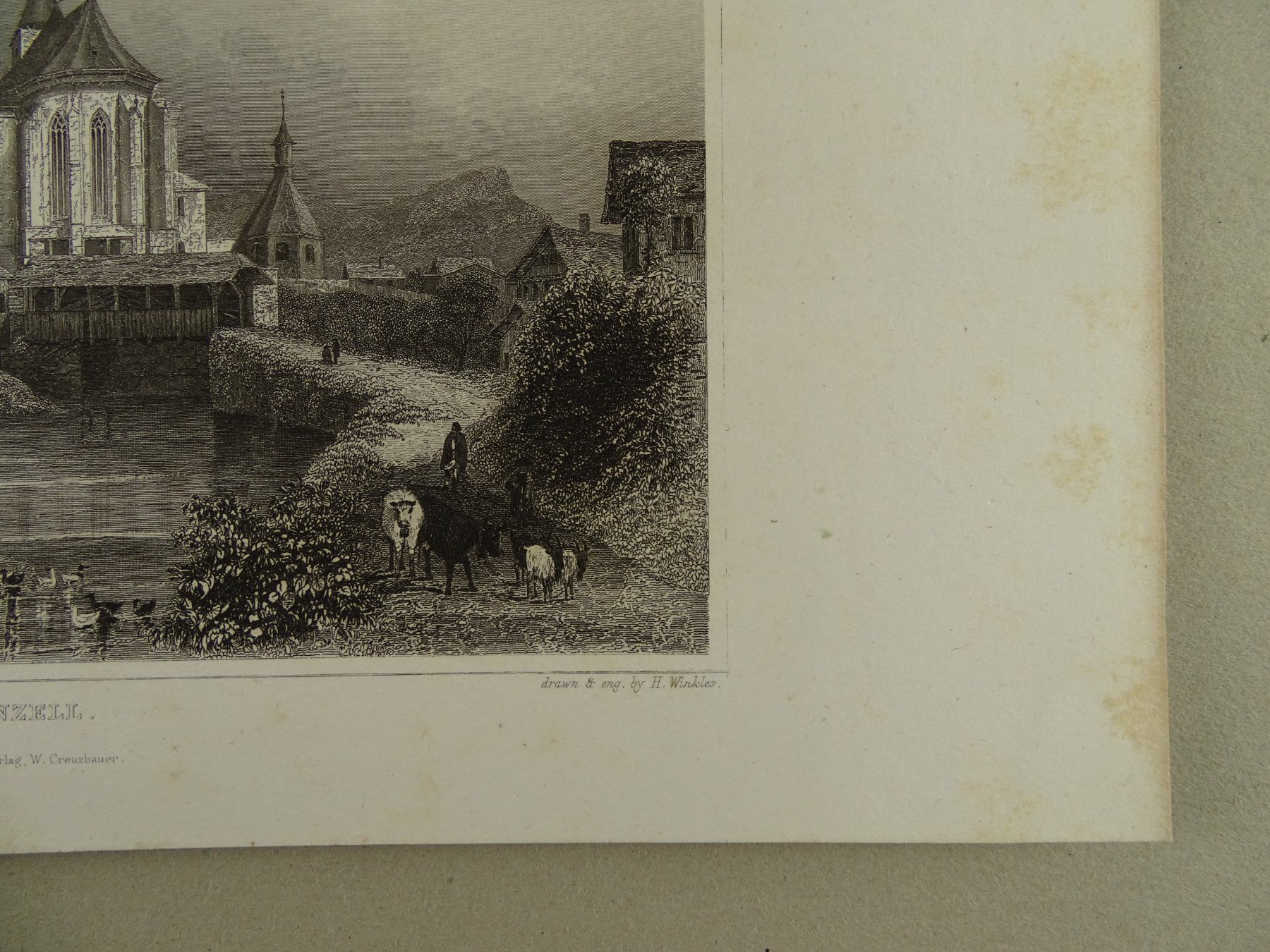 Stiche: APPENZELL, STAHLSTICH 1836/1838 – Gebraucht aus Grüningen von Kartensammler 5