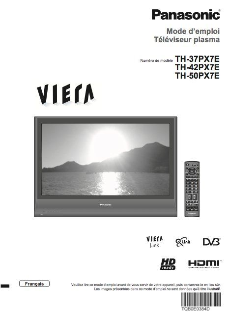 Panasonic Televisori: Téléviseur plasma   Panasonic TH-37PX7E – Usato da Sierre venduto da Candi76 8