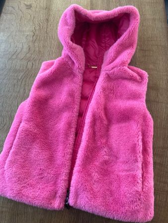 *SEVENTY* WESTE/GILET Daunen GR.XS pink/rosa/flauschig