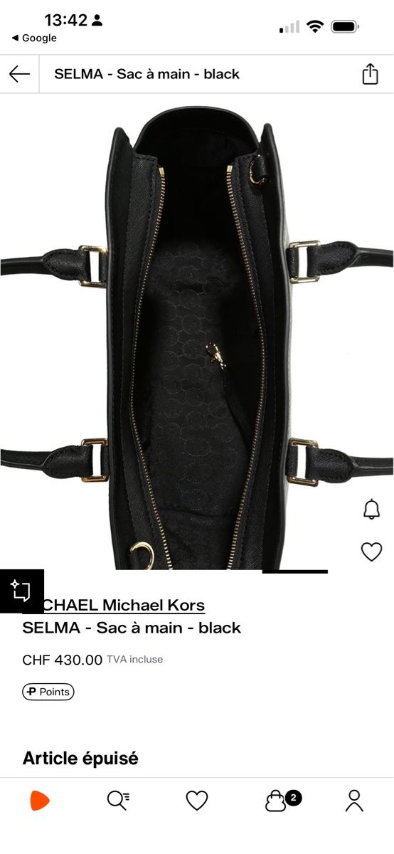 Michael Kors Taschen für Damen: Sac Michael Kors Selma noir, élégant – Neu (gemäss Beschreibung) aus Ursy von Martha_Laure 3