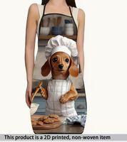 SÜSSE KÜCHENSCHÜRZE *DACKEL AM KOCHEN*  NEU