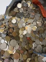 Grosse Münzsammlung mit Banknoten gemischt gebraucht