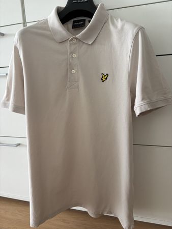Lyle & Scott Polo Shirt Beige/Stone – Size L 