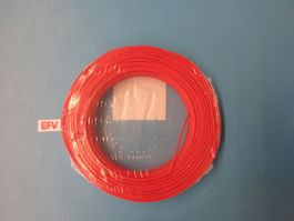 100m T-Draht 1.5mm2 rot Installationsdraht H07V-U