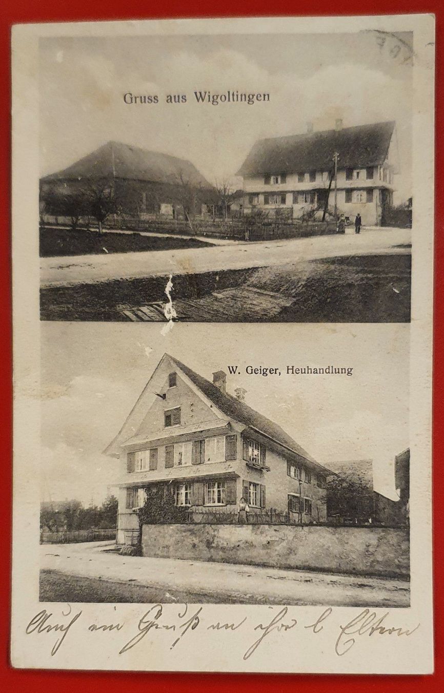 Cartoline postali: Gruss aus Wigoltingen 1920 – Usato da Kreuzlingen venduto da Rschweiz1