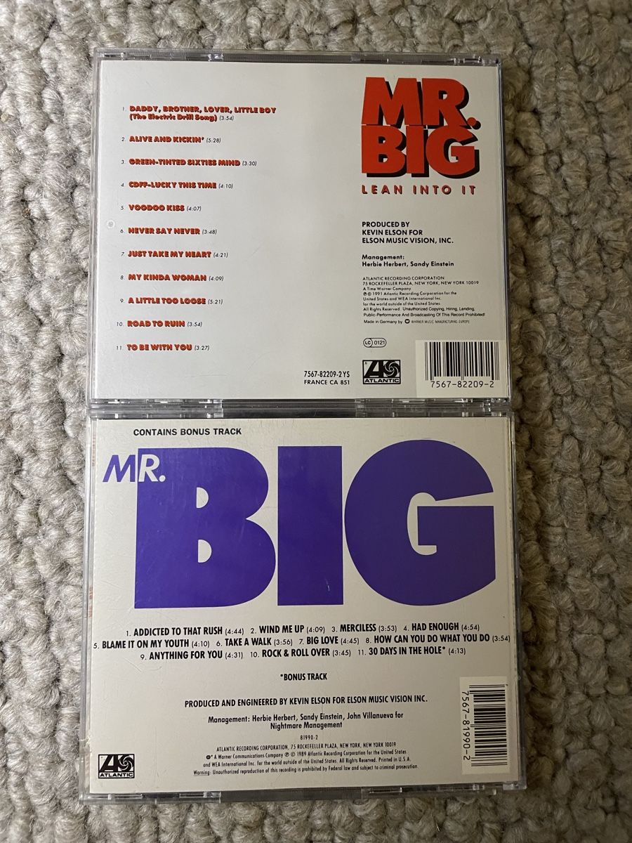 CD: 2x Mr. Big – Usato da Reinach AG venduto da trigger7811 2