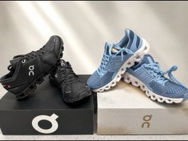 2 ON Cloud Schuhe  packet schwarz Grösse 37