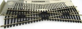 Fleischmann H0 6662: Kreuzung 15°, Pr.2,7 mm, aus Neusilber!
