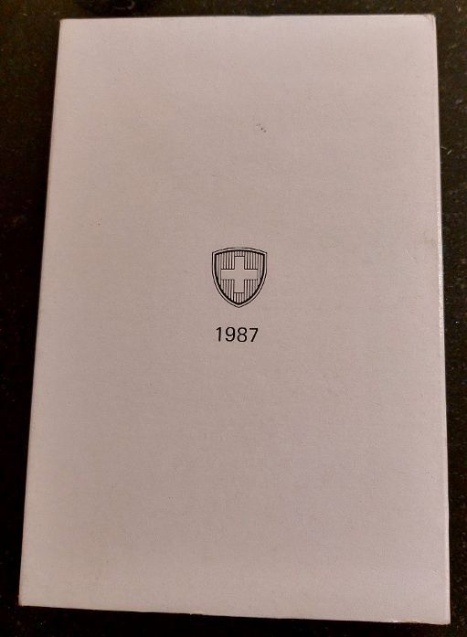 Tutti le monete: Münzsatz Schweiz 1987 pp – Nuovo e nell'imballaggio originale da Arch venduto da moneyswiss