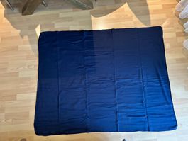 2 Stück - Picknick-Decke mit Tragegurt - Blau - 117 x 150 cm