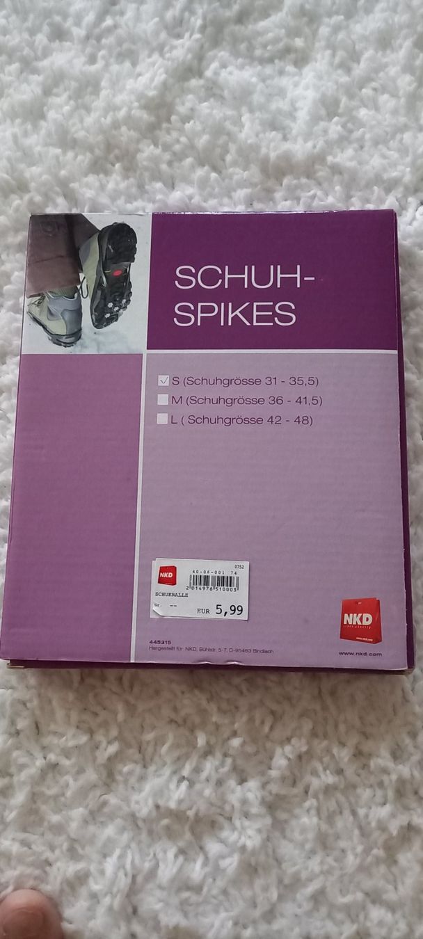 Matériel de grimpe: Schuh-Spickes – Neuf avec emballage d'origine à Frick par sika1960 1
