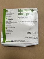Muffelringeinlage, Rolle à 25m, Breite 50mm, Keramikfaser
