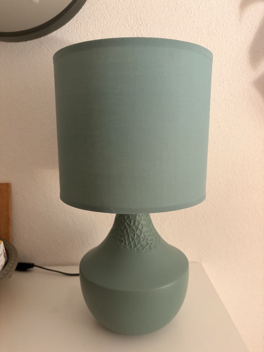 Lampen: Tischlampe Keramik mintgrün  – Gebraucht aus Zizers von Stefffunny123 1