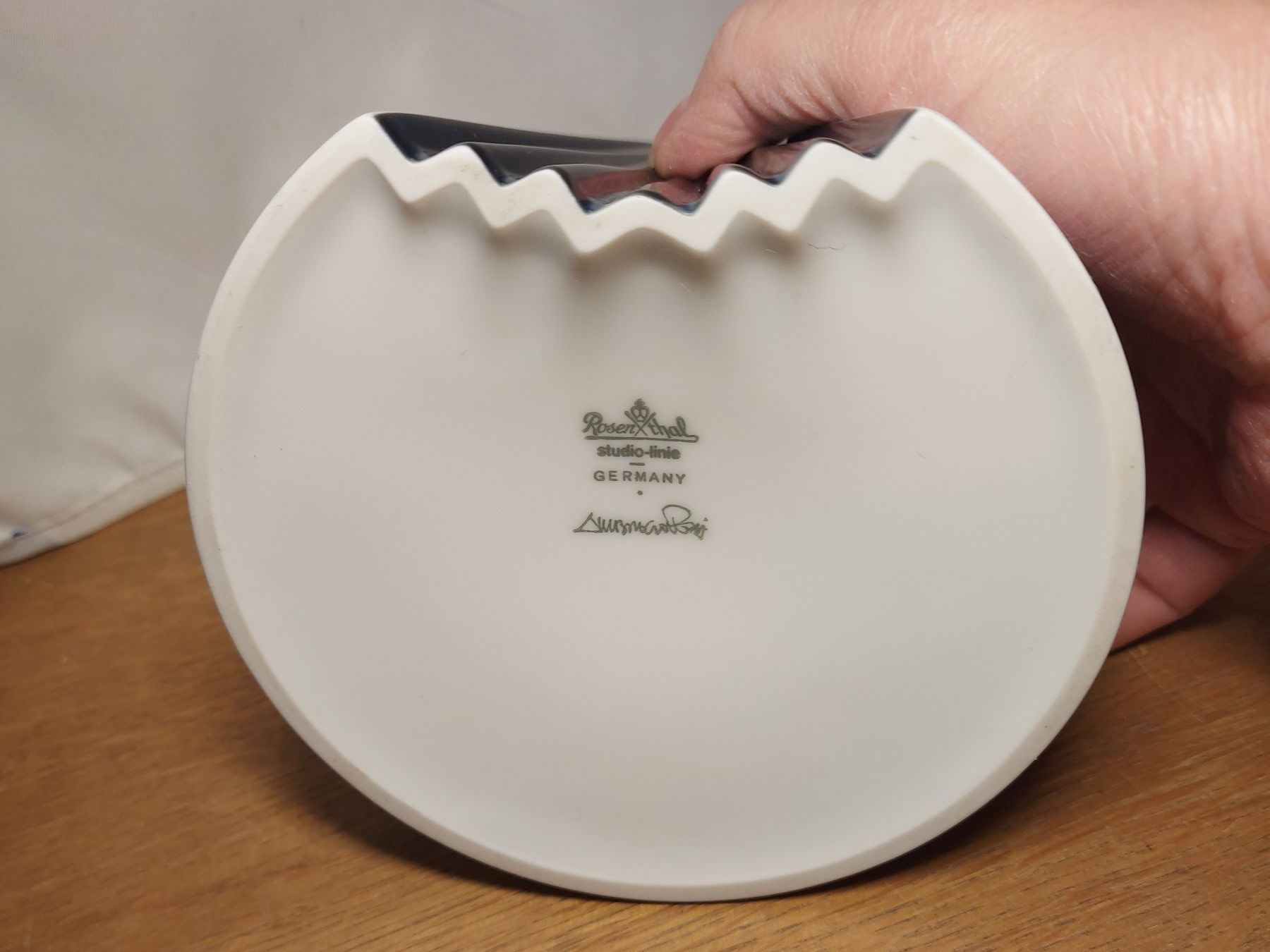 Rosenthal Vase Plissee Ambrogio POZZI 80er Jahre selten (Gebraucht) in Schlieren für CHF 80 – mit Lieferung auf Ricardo kaufen