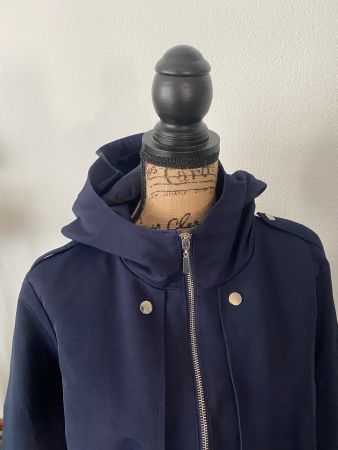 Trench navy coat, XL, new
