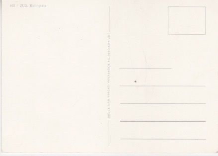 Cartoline postali: ZUG - Kolinplatz - Alte Farbkarte. – Usato da Schlieren venduto da Rapaelli 1