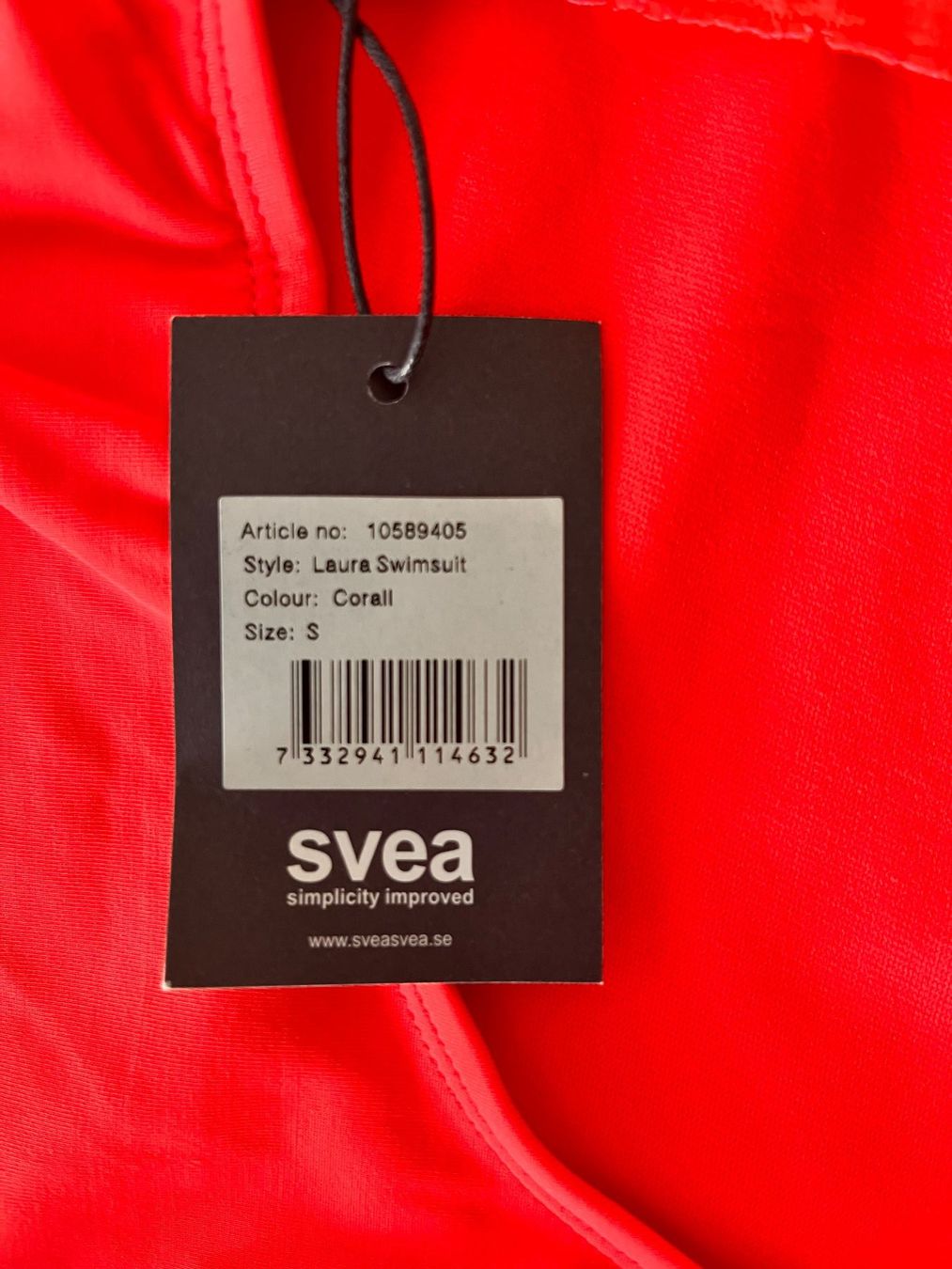 Costumi da bagno & Bikini: SVEA, Badekleid Laura, Grösse S, Farbe Corall – Nuovo e nell'imballaggio originale da Rudolfstetten venduto da gst_g7xl 3