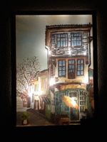 Altstadt Balkan LED Bild Leinwand Gemälde