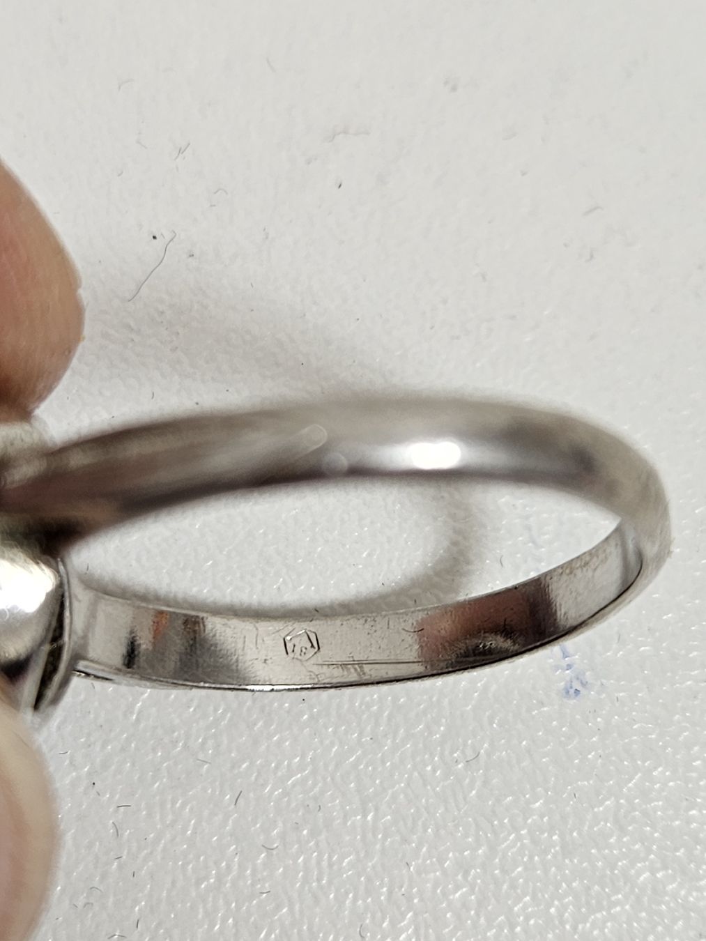 Anelli: Ring Weiss mit Perle Grösse 56 gebraucht – Usato da Schlieren venduto da Bestleo 5